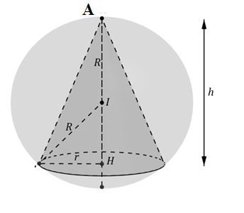 <p> Trong không gian với hệ tọa độ (Oxyz), cho mặt cầu (left( S right)) có phương trình(,{left( {x + 1} right)^2} + {left( {y - 2} right)^2} + {left( {z - 3} right)^2} = 25) có tâm là (I) và bán kính (R). Xét mặt phẳng (left( P right)) thay đổi cắt mặt cầu theo giao tuyến là đường tròn (left( C right)). Hình nón (left( N right)) có đỉnh (A) nằm trên mặt cầu, có đáy là đường tròn (left( C right)) và có chiều cao (h). Thể tích khối nón được tạo nên bởi (left( N right)) có giá trị lớn nhất thì (h) thuộc khoảng nào sau đây?</p> 1