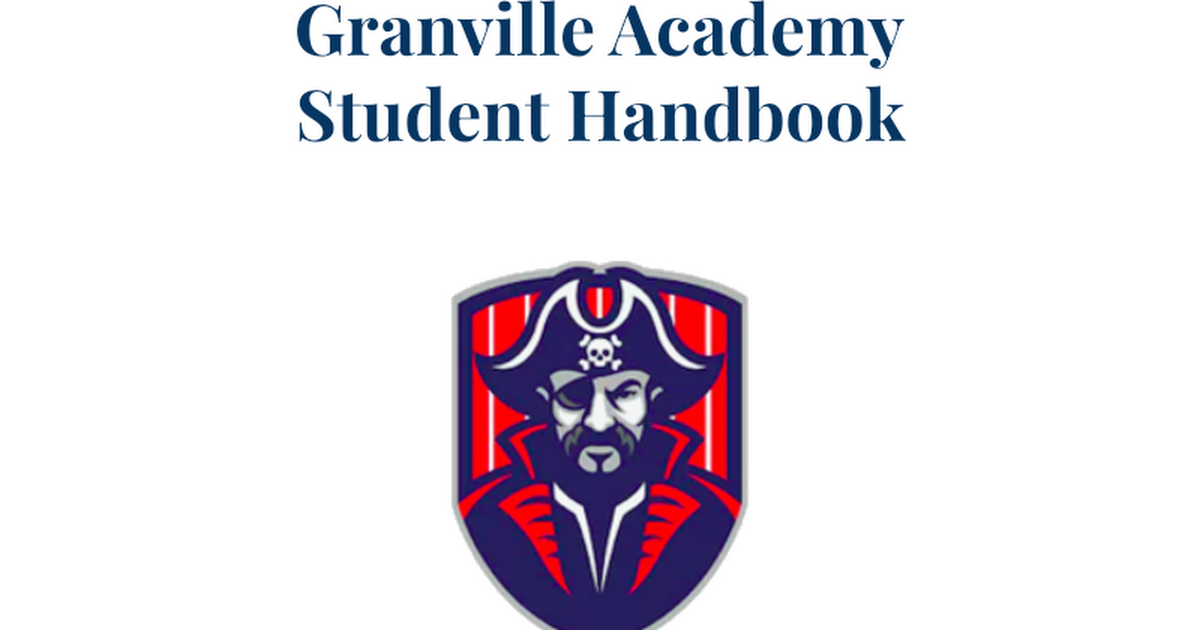 GA Student Handbook 2019-2020
