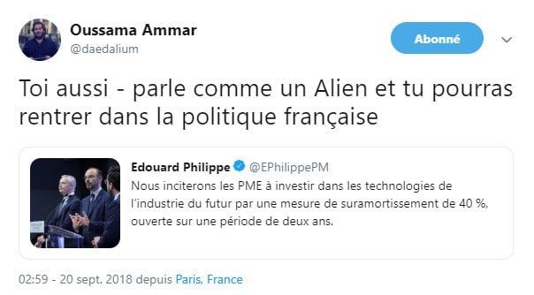Twitter - Edouard Philippe
