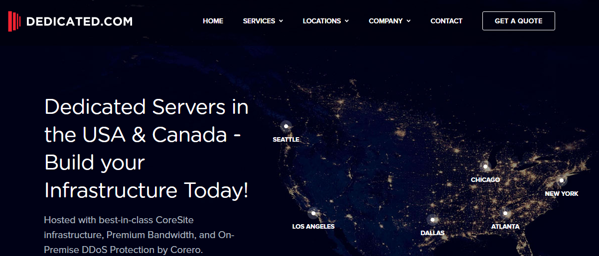 dedicated server hosting in usa