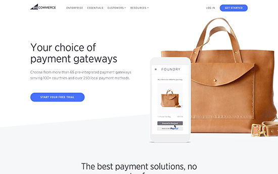 Gateway de pagamento BigCommerce
