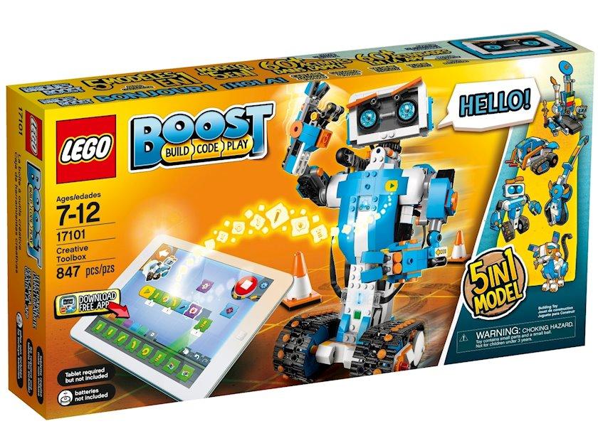 Конструктор Lego Boost Creative Toolbox 17101, 54x28x9.1 см, возраст 7+, 1381 г, 847 шт