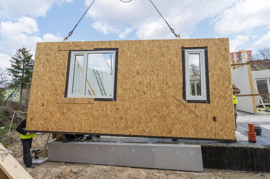 Process of constructing new and modern energy-efficient modular homes