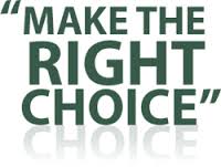 Image result for CHOICE THE RIGHT