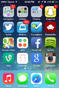 Download iPhone 5S/5C theme+wallpapers apk