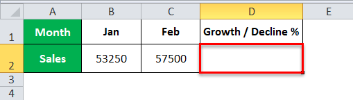 Menghitung Persen Kenaikan di Microsoft Excel - sajikan data di tabel referensi