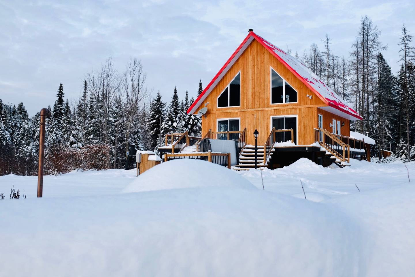 Cottages for rent for 10 people in Quebec #6