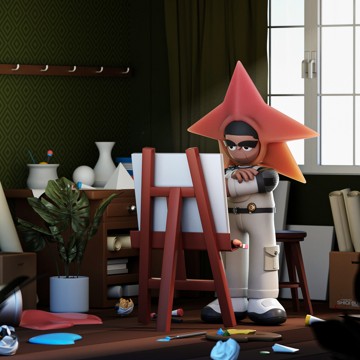 3D artwork cartoon CGI Character design  cinema 4d Digital Art  funny ILLUSTRATION  octane
