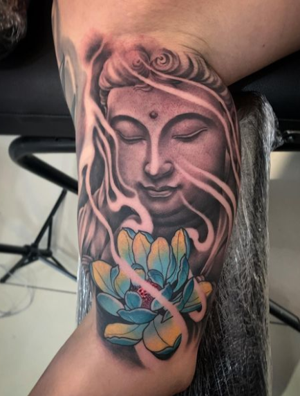 Dazzling Buddha Tattoo Design 