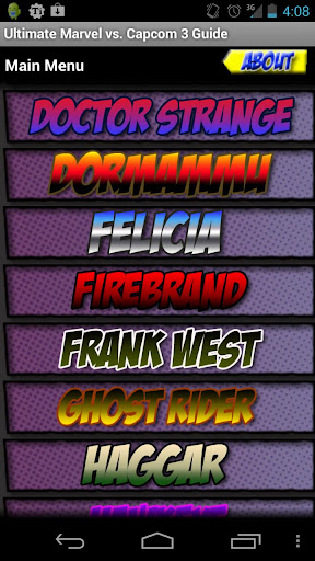 UMvC3 Moves & Frame Data Guide apk