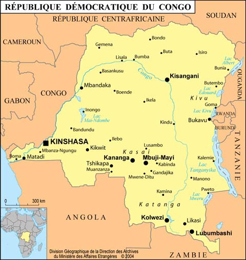 Cartes et repères sur la RDC - ritimo