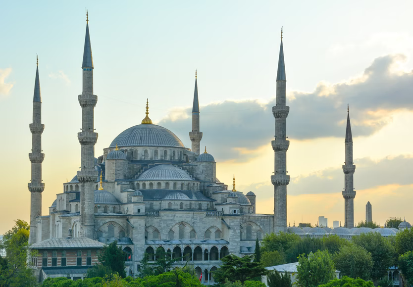 La mezquita azul, Estambul, Turquía