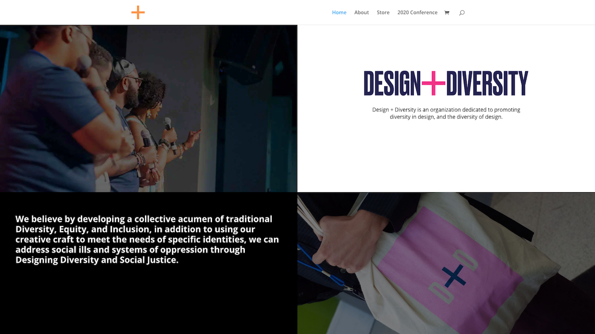 The mission statement for Design+Diversity.