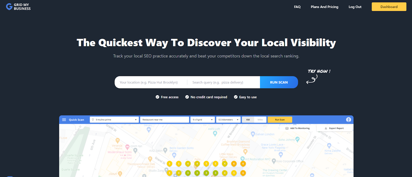 Grid My Business is one famous Rank tracker for Local SEO