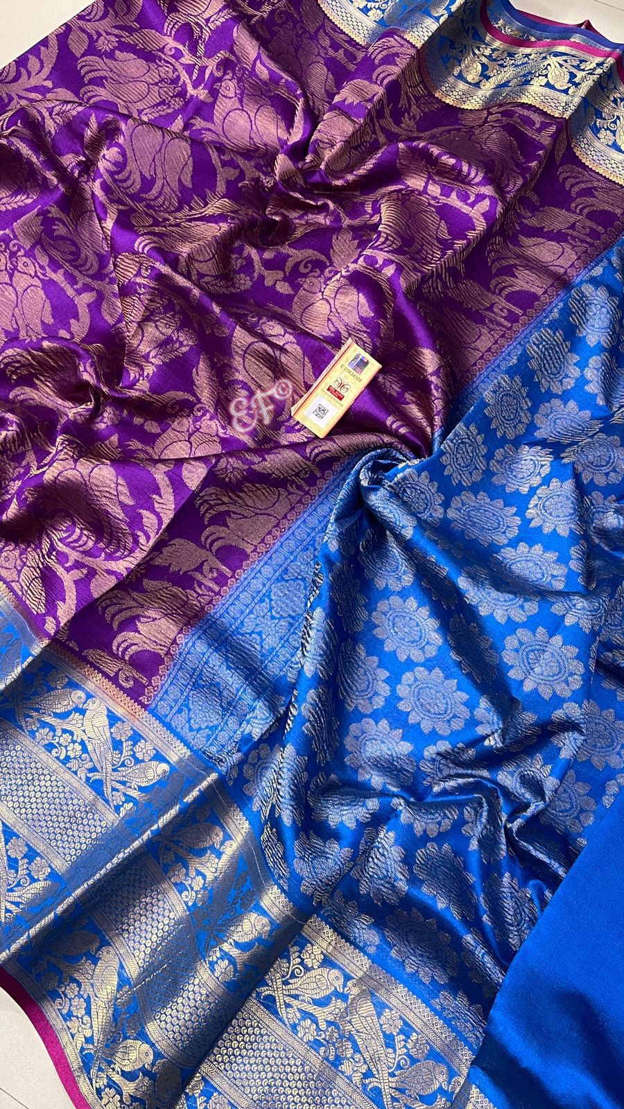 Pure Silk Of Crushed Dupiana Pattu Sarees