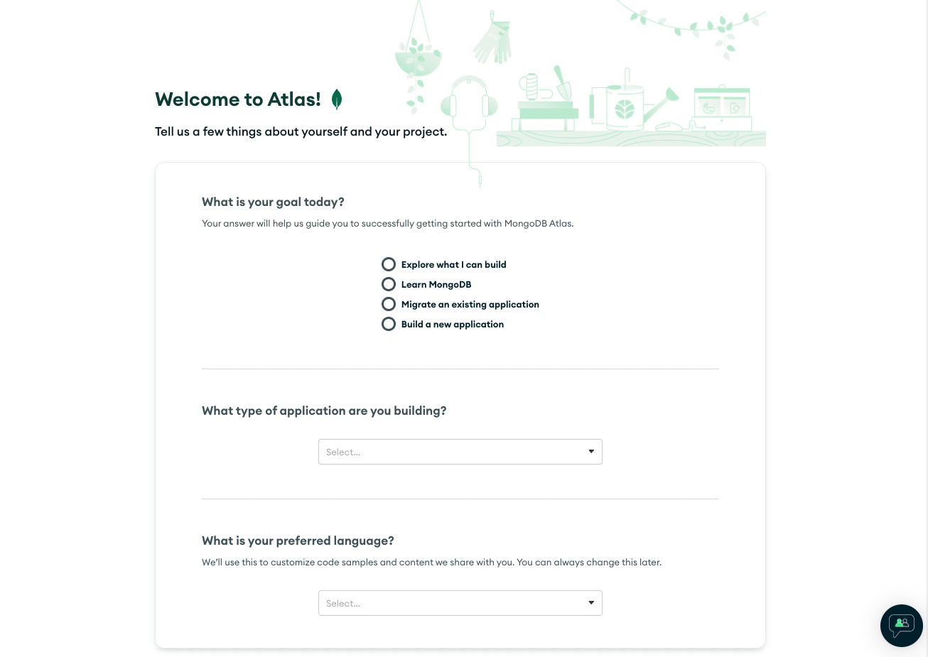 MongoDB onboarding questions best product led growth examples