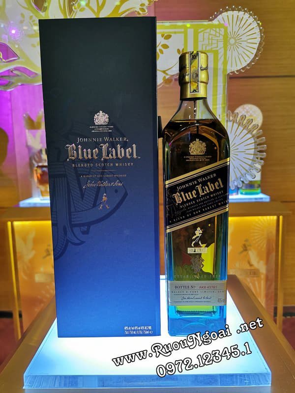 Rượu Johnnie Walker Blue Label  blue label - Tuyệt phẩm quý hiểm dành cho những đêm tiệc đẳng cấp