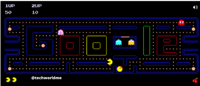 Google doodle Pacman