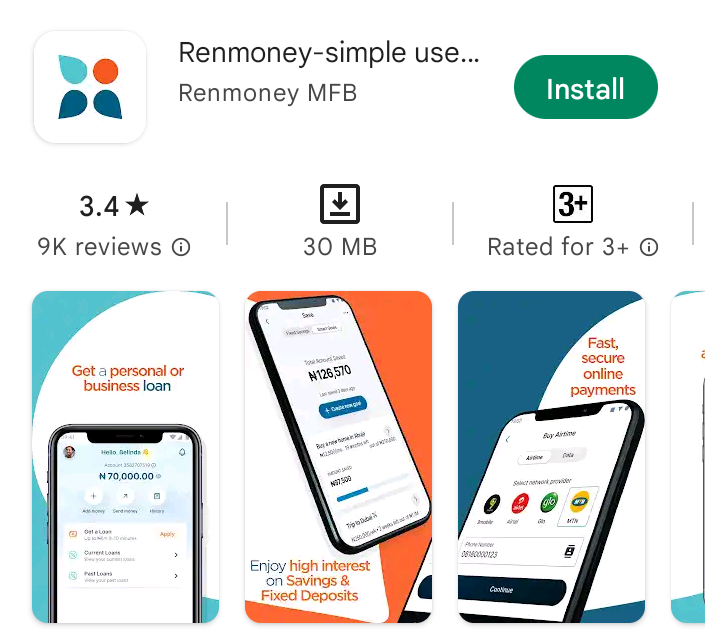 Download the Renmoney app