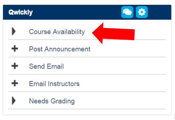 Course Availability Qwickly