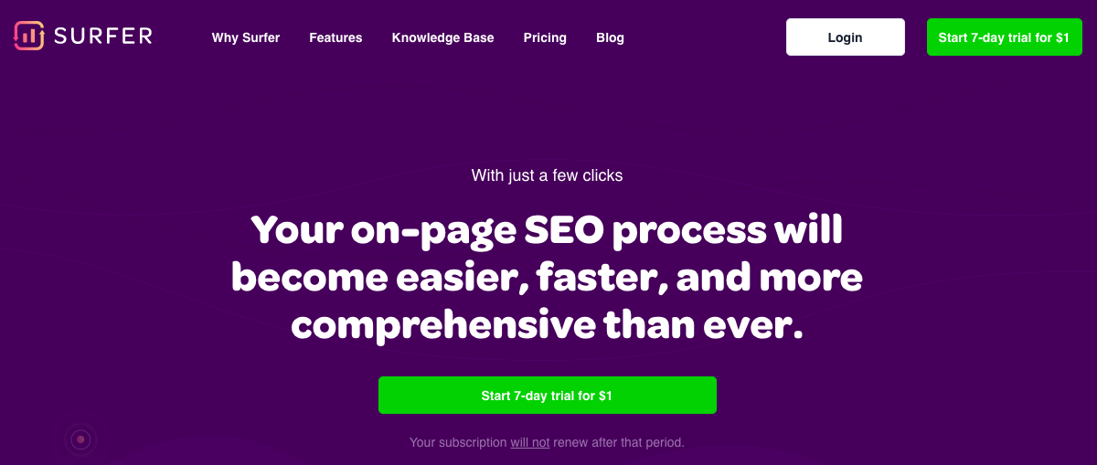 best seo audit tools - surfer seo