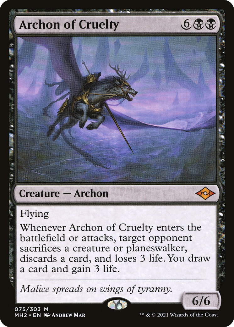 Archon of Cruelty MTG Card