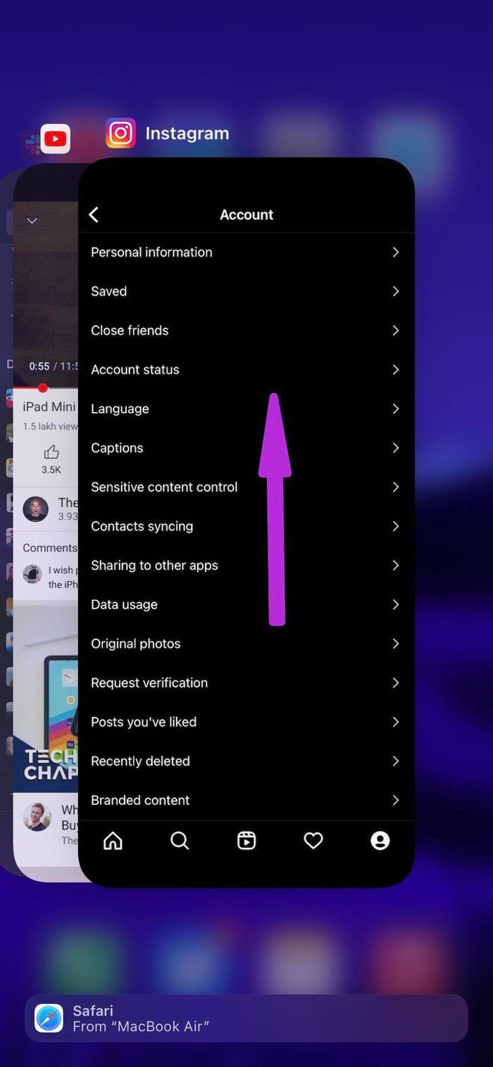 Remove apps from background