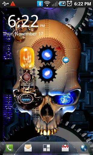 Steampunk Skull Live Wallpaper apk