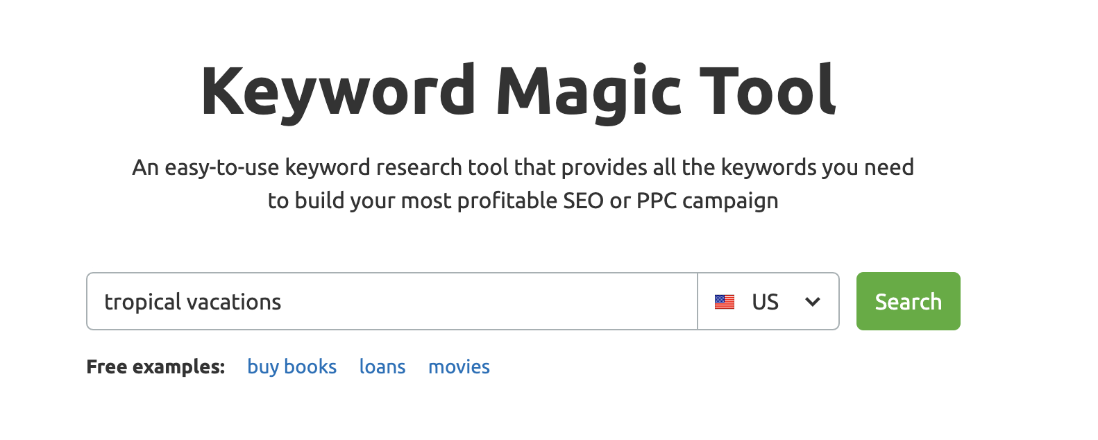 SemRush is one of the best keyword finders