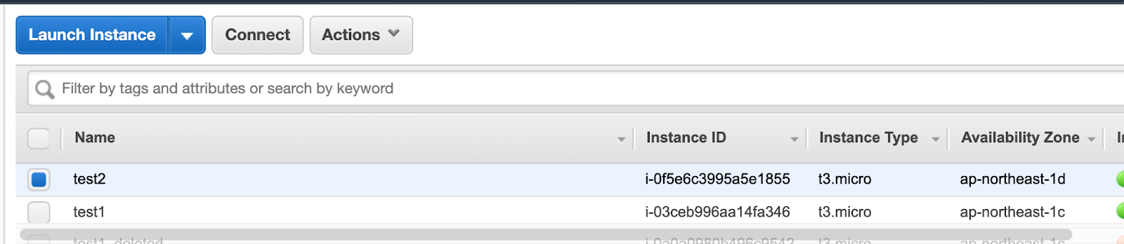 EC2一覧