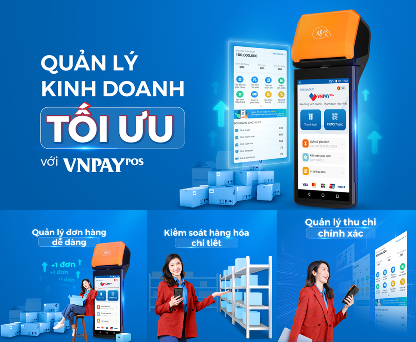 VNPAY-POS quản lý nhân viên hiệu quả