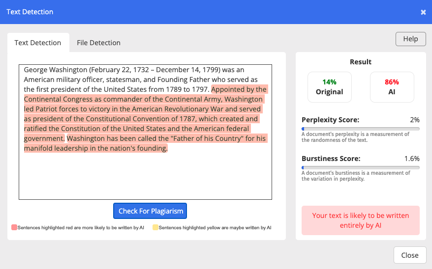 Advanced AI Plagiarism Detection Tool