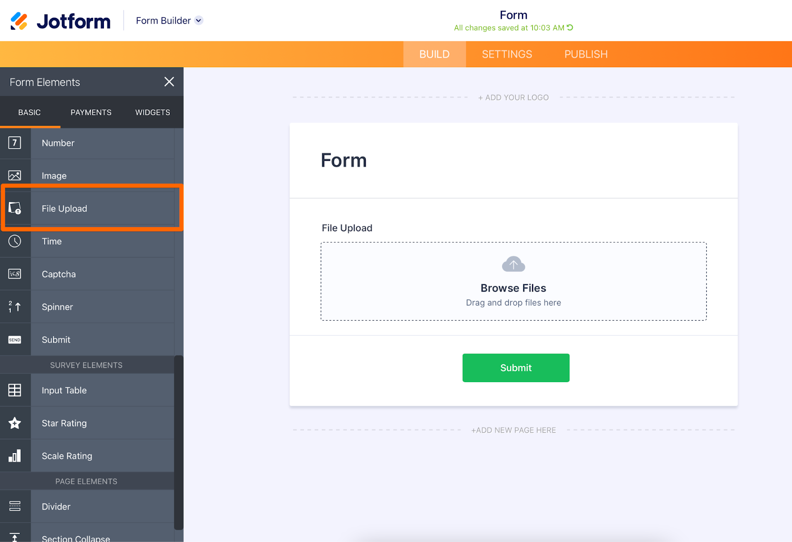 Jotform Screenshot