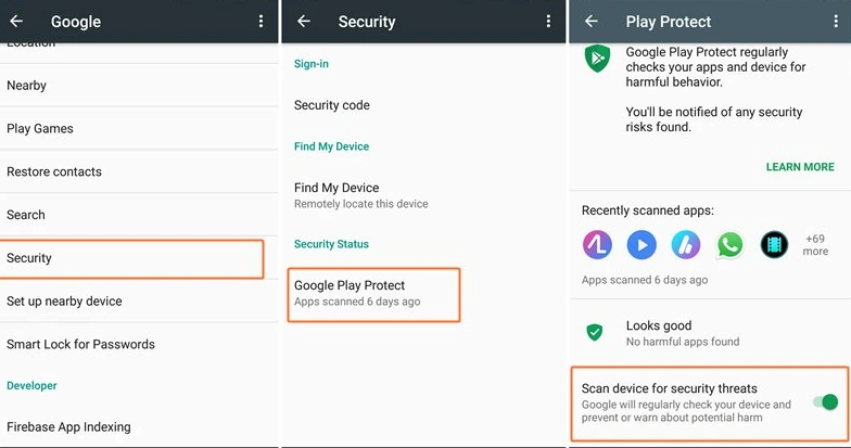 Enable Google Play Protect- 10 tips and tricks for using Google Play Store