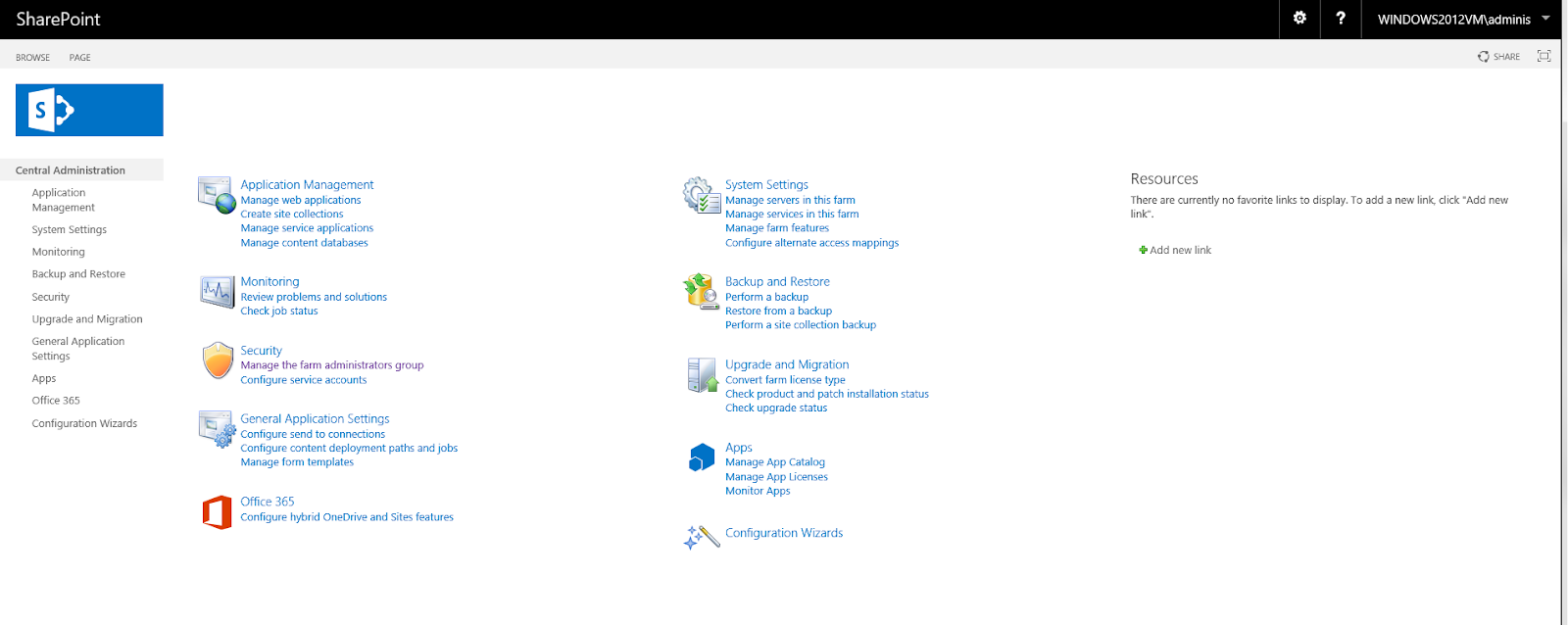 SharePoint installation successfully completed.