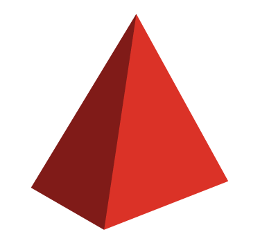 Image of a Triangular Pyramid.