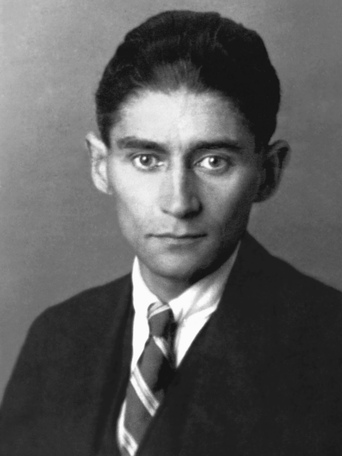Schwarzweiss Portrt von Franz Kafka