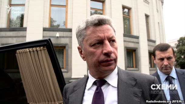 Народний депутат від «Опозиційного блоку» Юрій Бойко