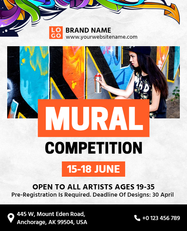 mural contest flyers