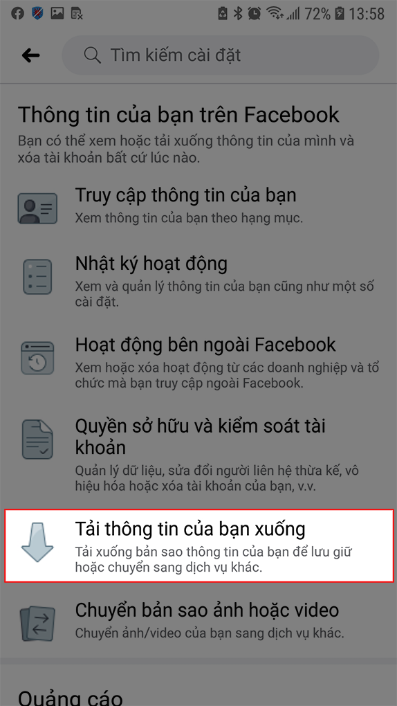 Hướng dẫn khôi phục album ảnh đã xóa trên facebook đơn giản