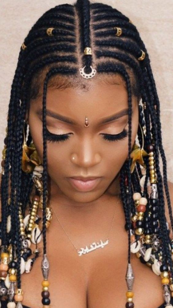 45 Magnificent Braids with Beads for Adults in 2023 – The Fashion ...