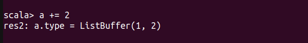 ListBuffer addition of elements