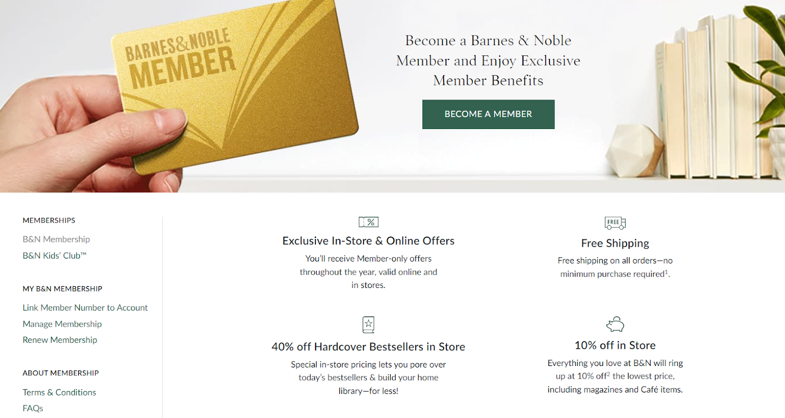 Barns and Noble loyalty campaign