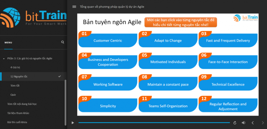 Bài giảng E-learning PMI-ACP