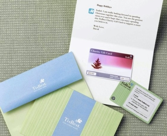 charity gift cards for last-minute gifts