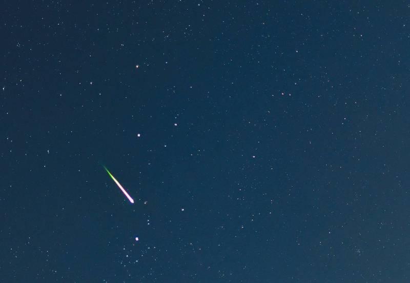 古巴官方記錄到，外太空1顆流星穿越大氣層墜落到該國東部成為隕石。流星示意圖。（歐新社檔案照）