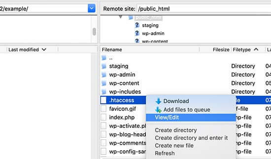 Increase the limitations in the.htaccess file