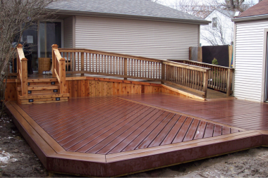 best deck design considerations aging in place composite decking ramps