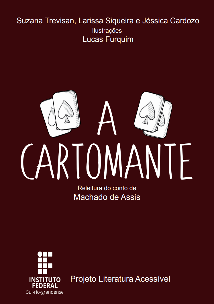 Imagem da capa do livro "A Cartomante Releitura". 