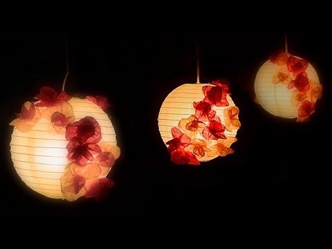 floral lanterns